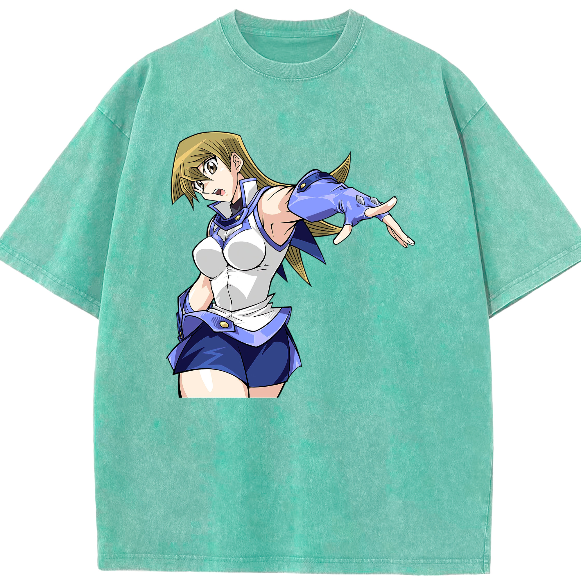 （画像用） 遊☆戯☆王 Yu-Gi-Oh! 綿100% ヴィンテージ風 半袖Tシャツ（フロントプリント）